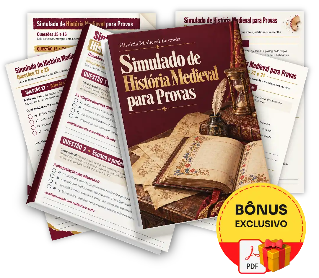 Simulado de História Medieval para Provas