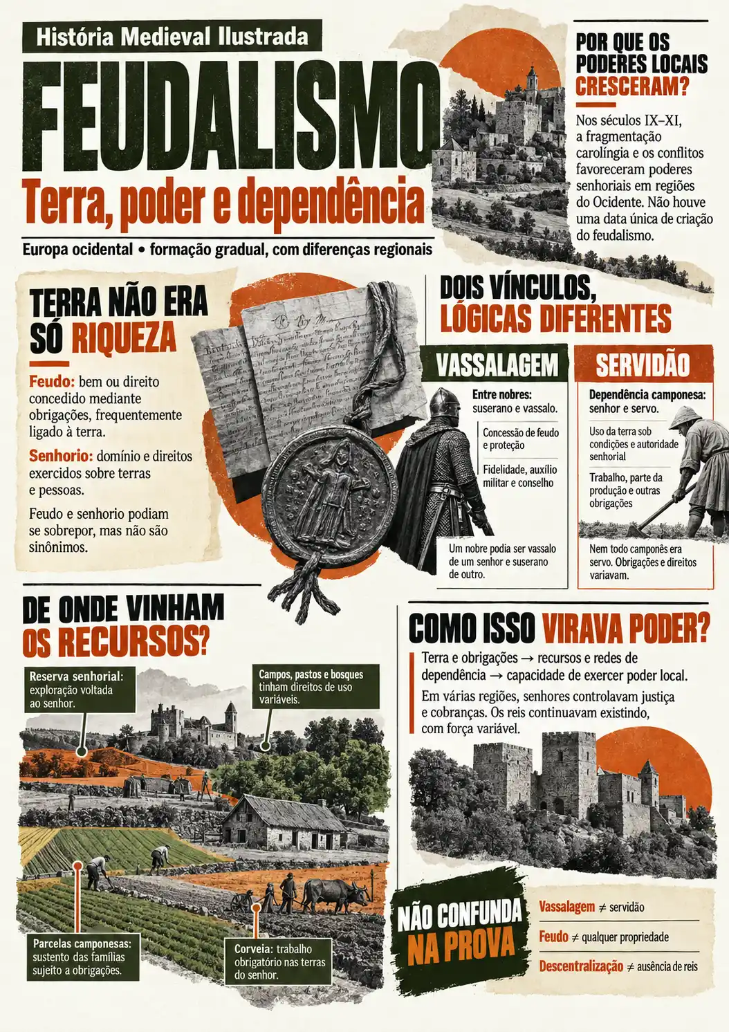 Feudalismo: terra, poder e dependência