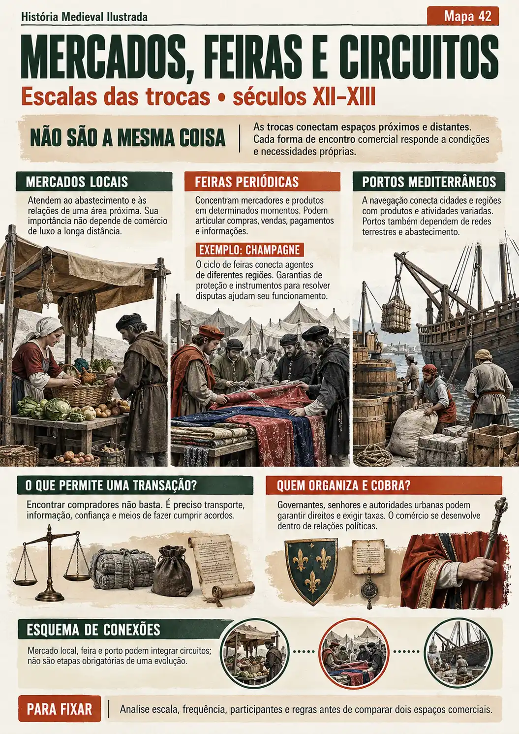 Feiras, rotas e cidades mercantis